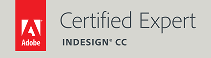 Adobe InDesign Certifiedd Expert Badge