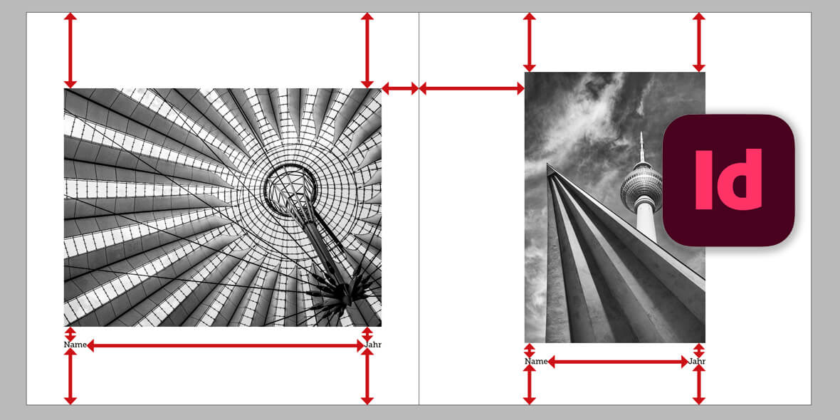 InDesign-​Herausforderung: Dynamische Text- und Bildanpassung