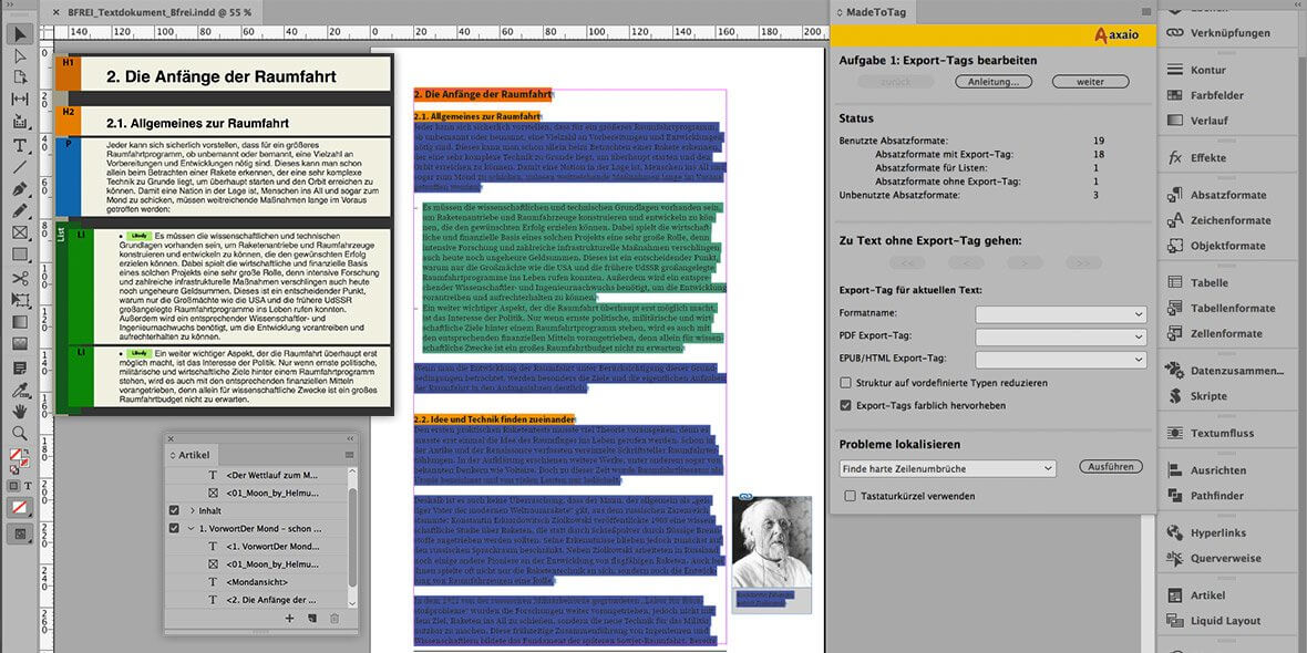 Aufzeichnung IDUG RR#15: Effizientes Arbeiten in InDesign & Barrierefreie PDFs